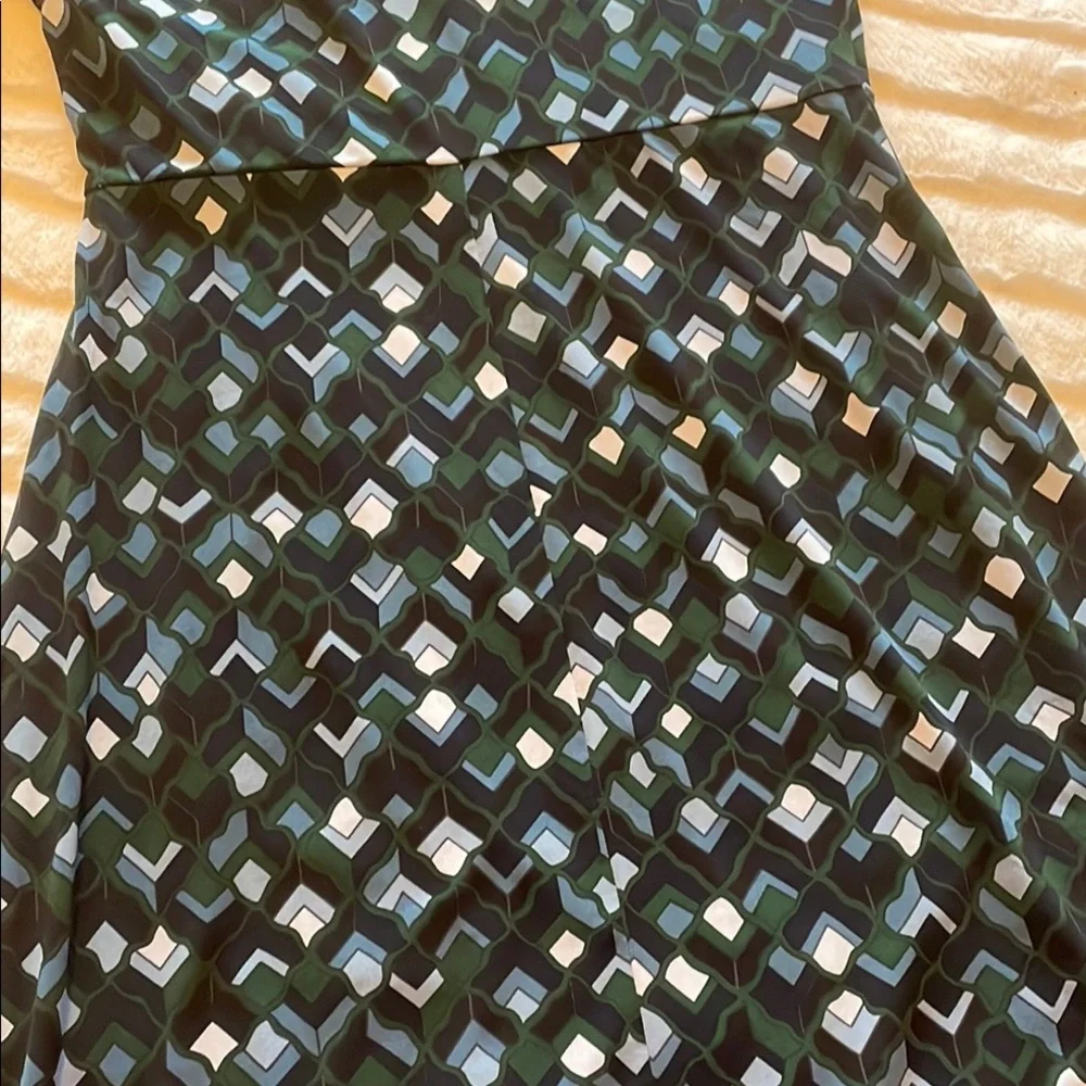 🇨🇦 Joe Fresh Geometric Patterned Black Sleeveless Dress, women's size M - Picture 15 of 15